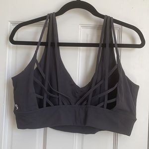 Grey monarch sports bra